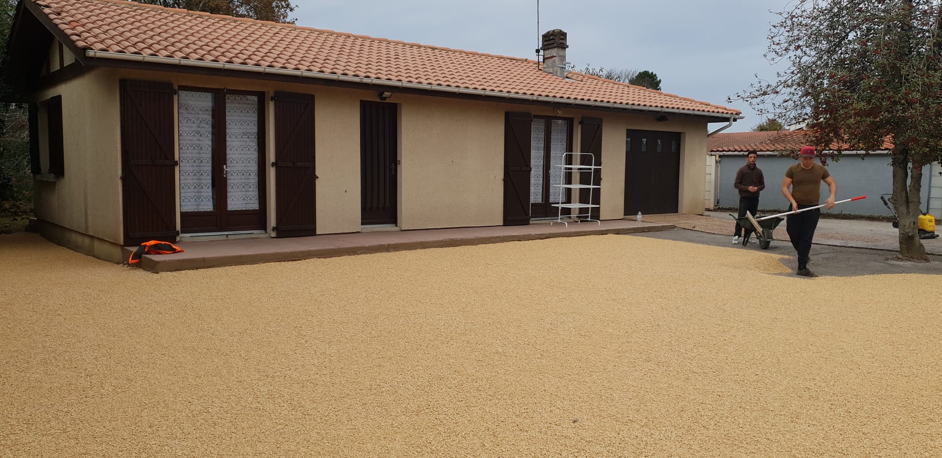 Allée en gravillons 6x10 - Landes (40)